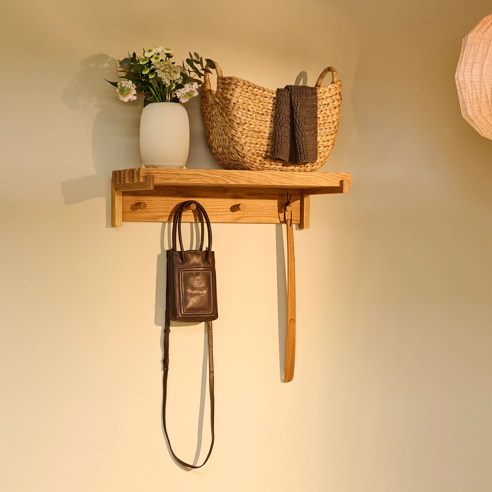 Samsø Vintage multi hylde FSC certificeret egetræ L65 cm